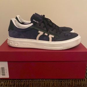 Salvatore Ferragamo Suede Sneakers